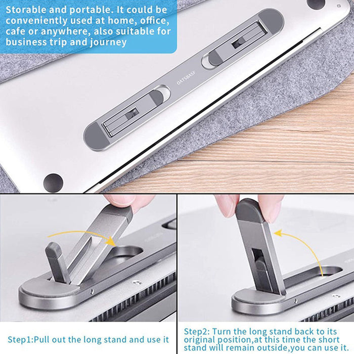Ergonomic Foldable Aluminum Laptop Cooling Stand and Holder_8