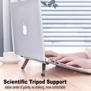 Ergonomic Foldable Aluminum Laptop Cooling Stand and Holder_1
