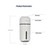 320ml Ultrasonic Car Air Humidifier Scent Diffuser and Hydrator_16