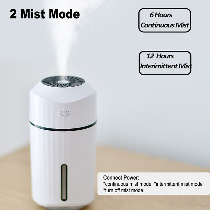 320ml Ultrasonic Car Air Humidifier Scent Diffuser and Hydrator_18