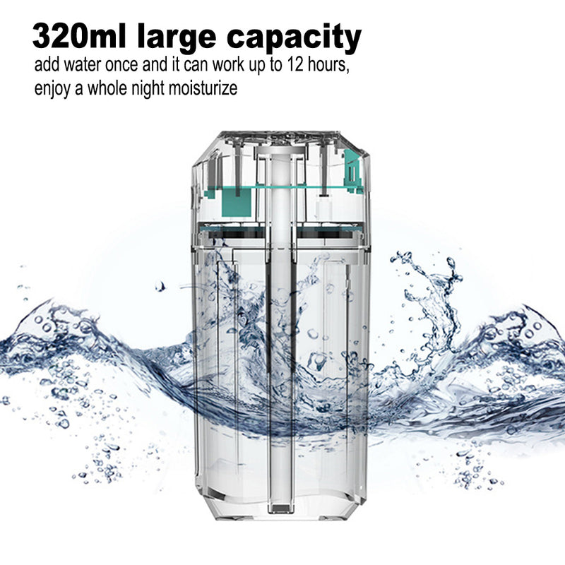 320ml Ultrasonic Car Air Humidifier Scent Diffuser and Hydrator_11