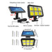 150/160LEDs COB Solar Light Outdoor PIR Motion Sensor Wall Lamp_4