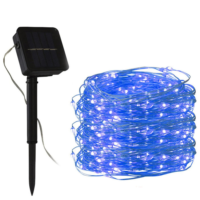 200LED Solar Powered String Fairy Light for Outdoor Decoration_10