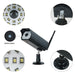 Solar LED Light PIR Motion Sensor Dummy Security Camera_5