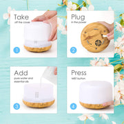Aroma Therapy Scent Diffuser Humidifier and LED Night Light_10