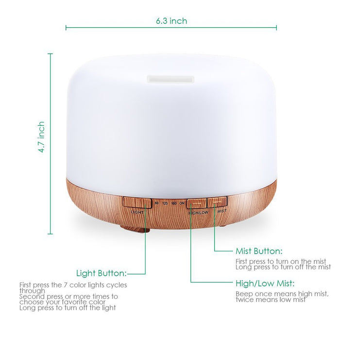 Aroma Therapy Scent Diffuser Humidifier and LED Night Light_2