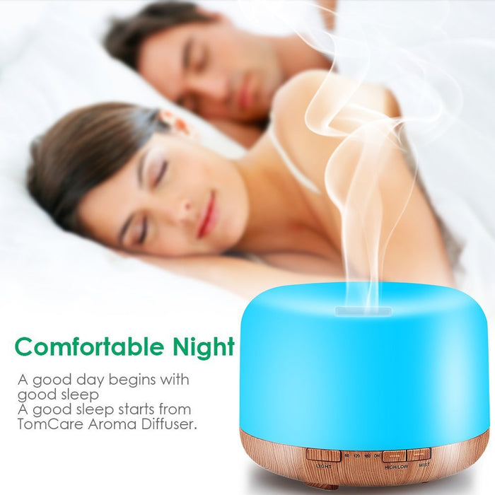Aroma Therapy Scent Diffuser Humidifier and LED Night Light_4