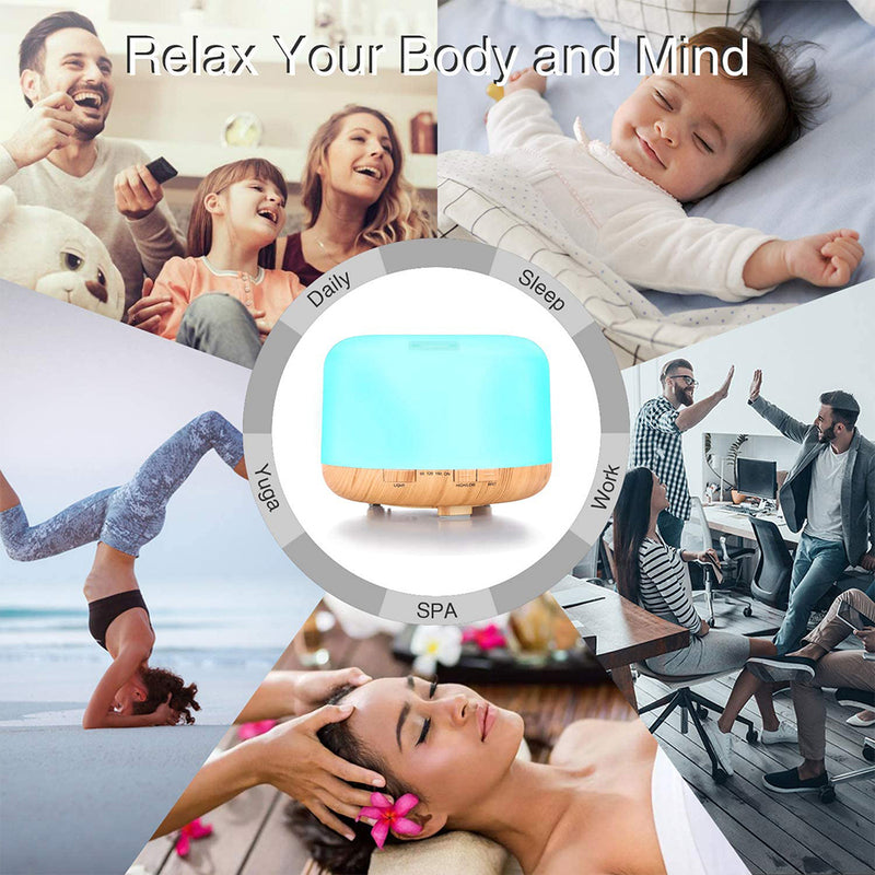 Aroma Therapy Scent Diffuser Humidifier and LED Night Light_8