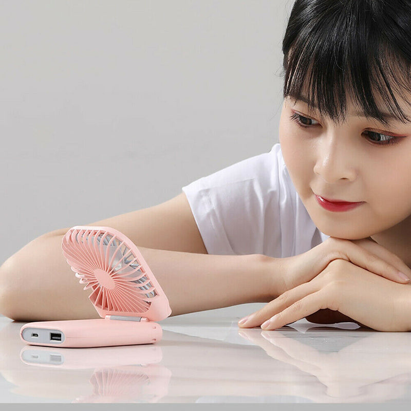Portable Folding USB Rechargeable Mini Hanging Neck Fan_18
