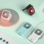 Portable Folding USB Rechargeable Mini Hanging Neck Fan_14
