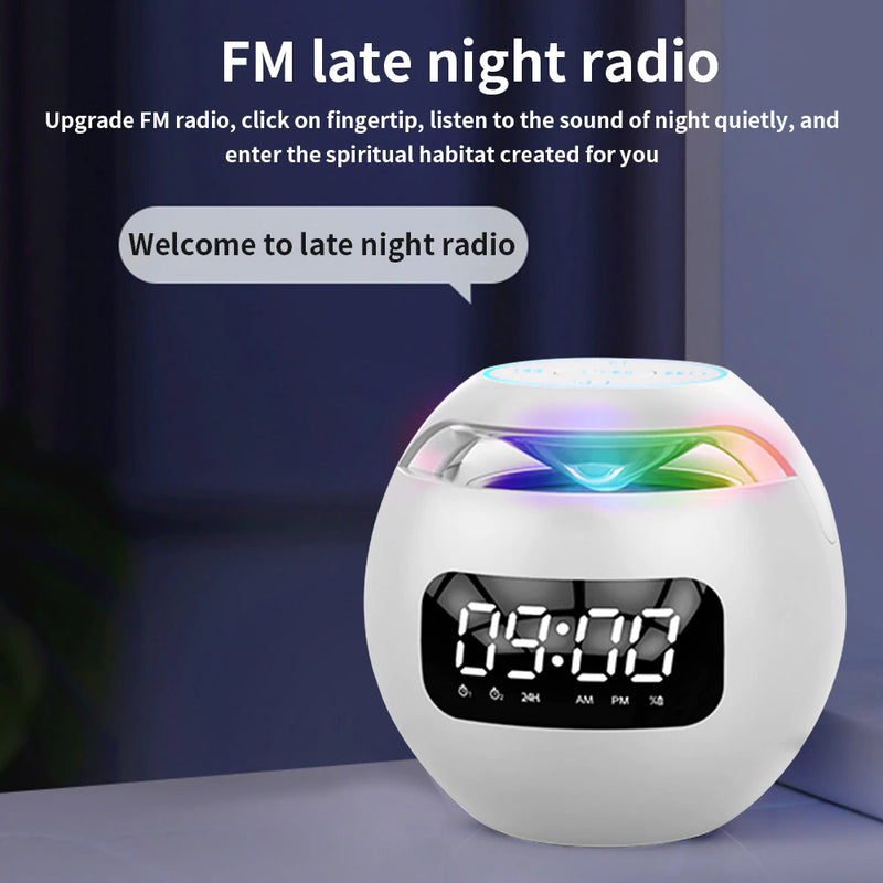 Wireless Rechargeable Spherical Speaker and Digital Clock_10