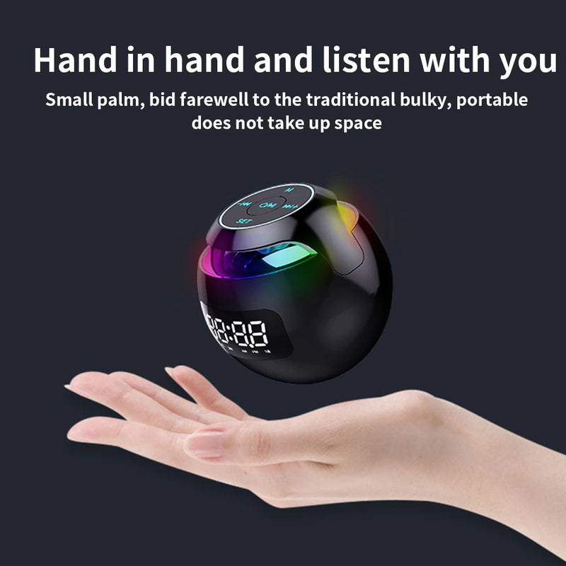 Wireless Rechargeable Spherical Speaker and Digital Clock_13