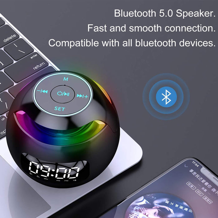 Wireless Rechargeable Spherical Speaker and Digital Clock_20