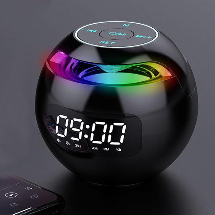 Wireless Rechargeable Spherical Speaker and Digital Clock_17