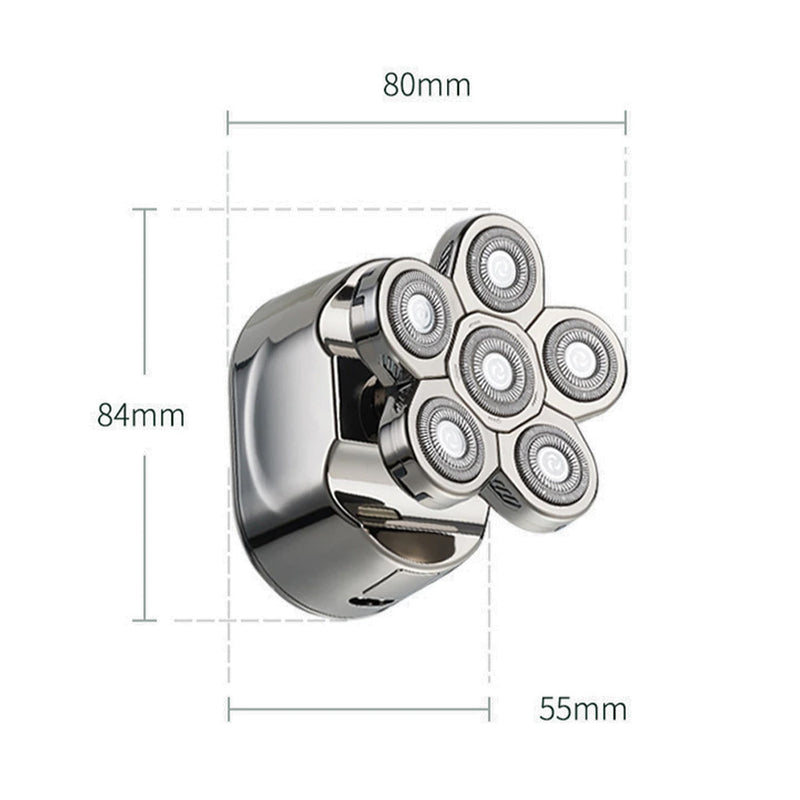 Bostin Lide 6 Blade Rechargeable Electric Hair Clipper Body Hair Shaver