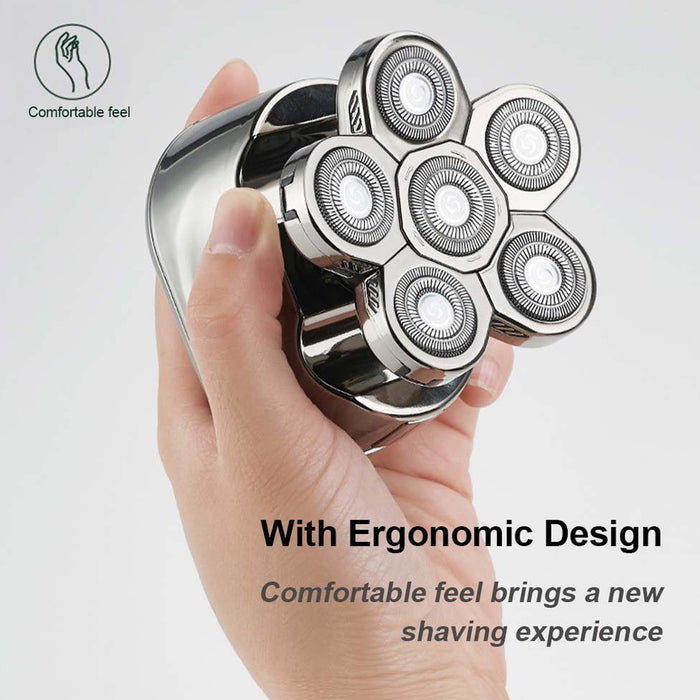 Bostin Lide 6 Blade Rechargeable Electric Hair Clipper Body Hair Shaver