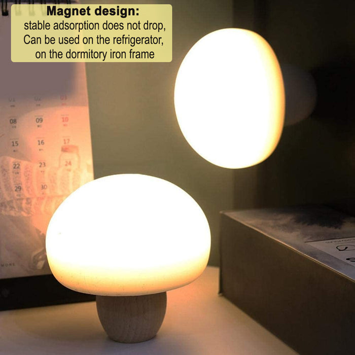 Bostin Life 3 Step Dimming Portable Mushroom Soft Light LED Night Lamp