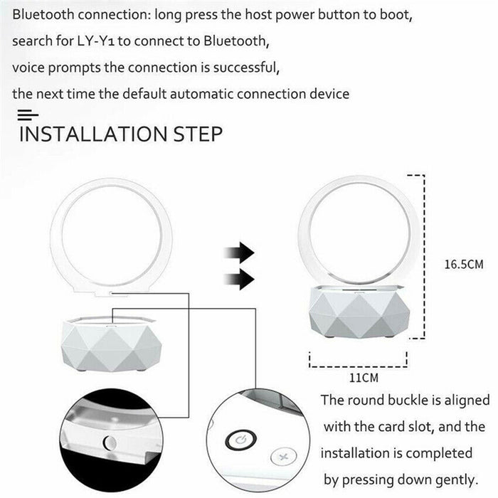 RGB LED Portable Wireless Bluetooth Speaker and Night Lamp_8