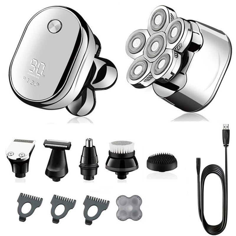 Bostin Lide 6 Blade Rechargeable Electric Hair Clipper Body Hair Shaver
