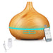 Wood Grain Aroma Therapy Ultrasonic Mist Essential Oil Diffuser_8