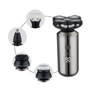 5-in-1 Rechargeable Digital Display Wet and Dry Electric Hair Shaver_1