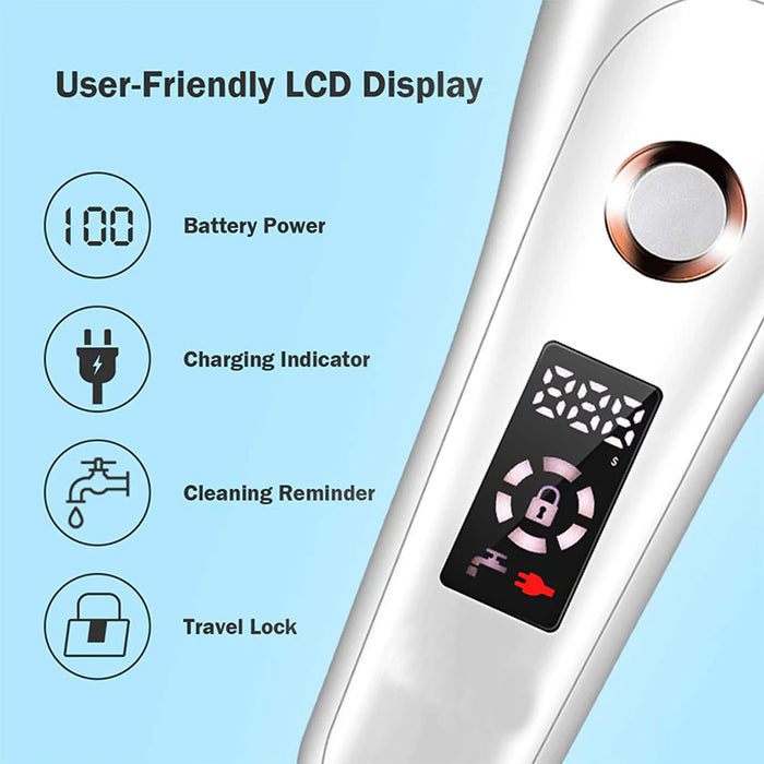 USB Electric Waterproof Hair Trimmer Epilator with LCD Display_7