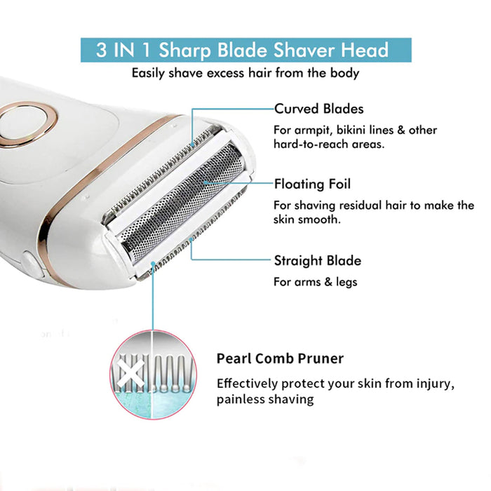 USB Electric Waterproof Hair Trimmer Epilator with LCD Display_15