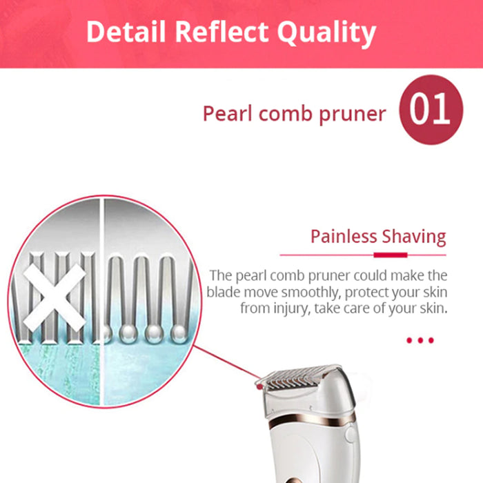 USB Electric Waterproof Hair Trimmer Epilator with LCD Display_17