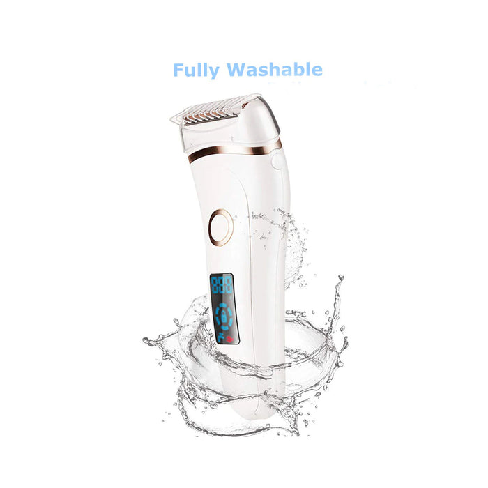 USB Electric Waterproof Hair Trimmer Epilator with LCD Display_4