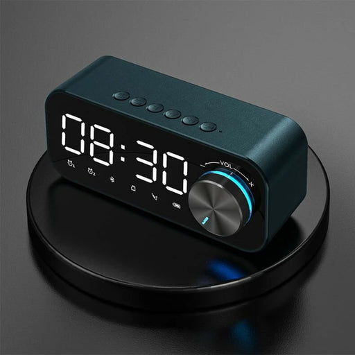 B126 Multifunctional BT 5.0 Speaker Subwoofer LED Alarm Clock_11