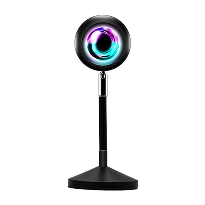 USB Plugged-in Remote Controlled 16 Colors LED Sunset Light Projector_9