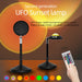 USB Plugged-in Remote Controlled 16 Colors LED Sunset Light Projector_13