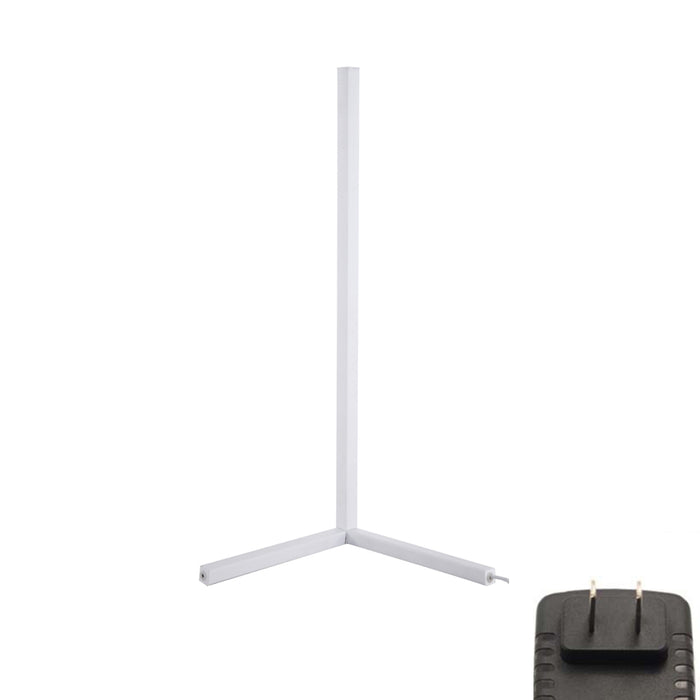 Modern and Simple RGB LED Corner Rod Standing Floor Lamp_35