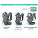 4-in-1 High-Quality Breathable Convertible Baby Infant Carrier_9