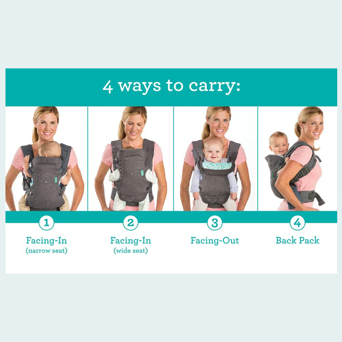 4-in-1 High-Quality Breathable Convertible Baby Infant Carrier_4