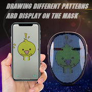 LED Face Transforming Luminous Face Mask for Halloween and Parties_22