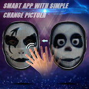 LED Face Transforming Luminous Face Mask for Halloween and Parties_24