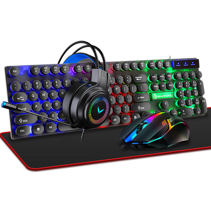 Gaming Mouse Keyboard Headset and Mousepad Combo Set_7