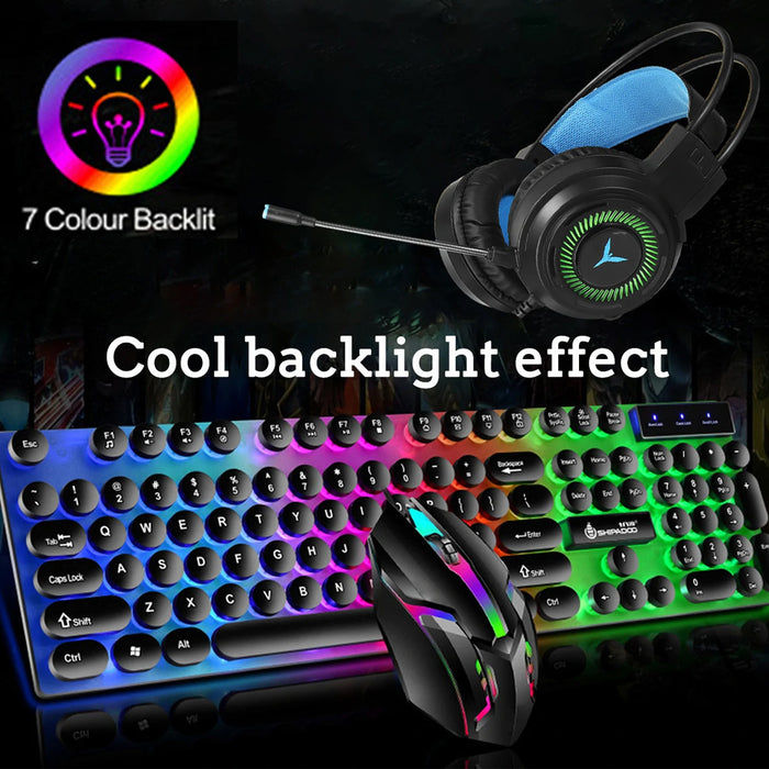Gaming Mouse Keyboard Headset and Mousepad Combo Set_12