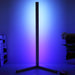 Modern and Simple RGB LED Corner Rod Standing Floor Lamp_24
