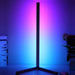 Modern and Simple RGB LED Corner Rod Standing Floor Lamp_25