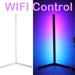 Modern and Simple RGB LED Corner Rod Standing Floor Lamp_10