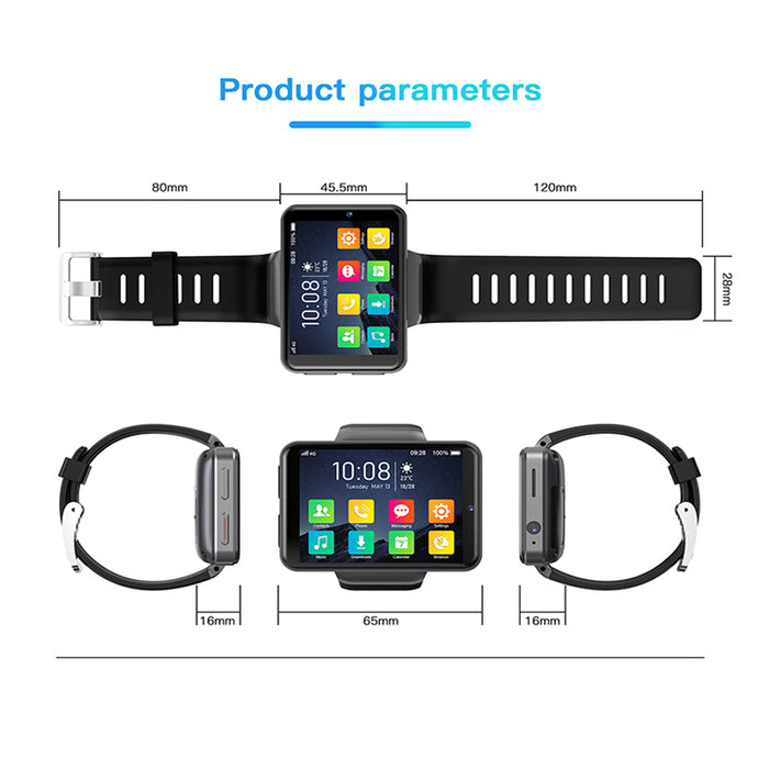 Face Unlock Full Touch Screen 4G LTE Smart Watch with Dual Camera_14