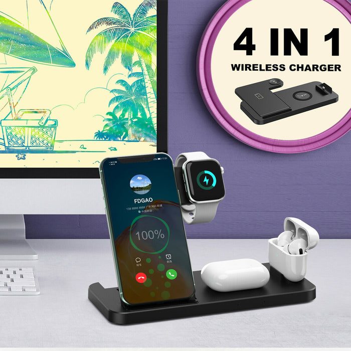 4-in-1 Wireless Fast Charging Desktop Charging Station for QI Devices_2