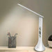 4-in-1 LED Mini Rechargeable Touch Dimmable Task Lamp with Clock_2