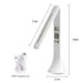 4-in-1 LED Mini Rechargeable Touch Dimmable Task Lamp with Clock_7