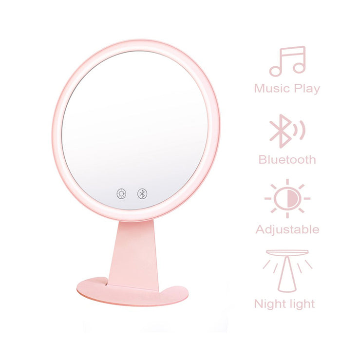 Professional Personal Makeup Mirror with Rechargeable LED Lights_4