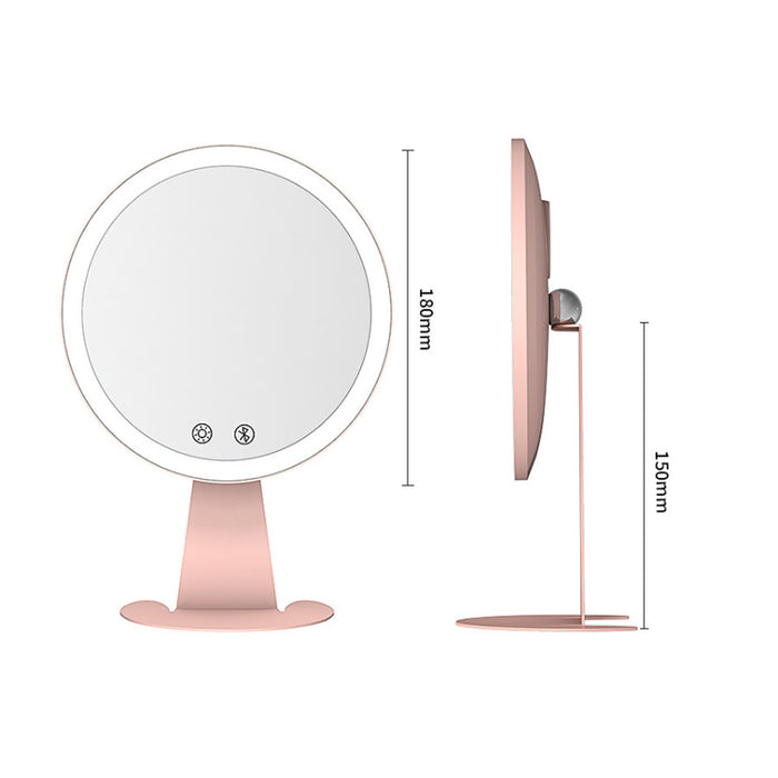 Professional Personal Makeup Mirror with Rechargeable LED Lights_3