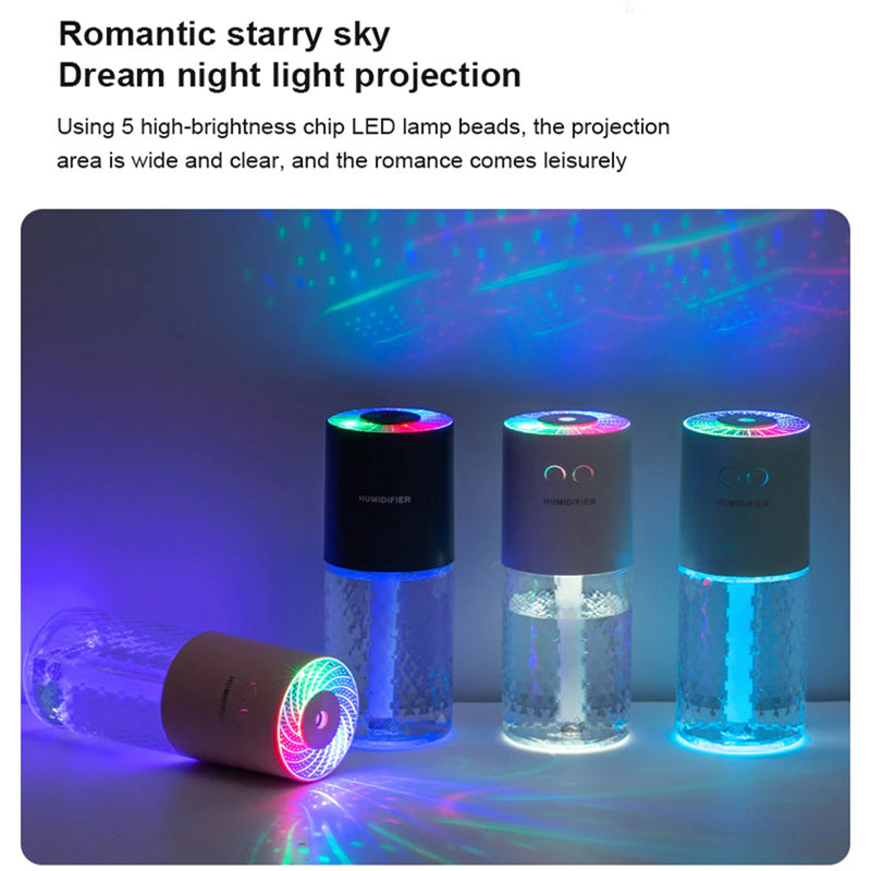 200ml Air Humidifier USB Portable Humidifier Wireless Diffuser_12