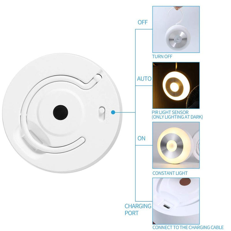 LED PIR Infrared and Motion Sensor Rechargeable Night Light_13